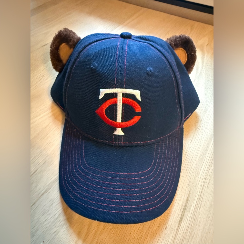 Minnesota Twins Navy Blue Baseball Cap with Bear Ears